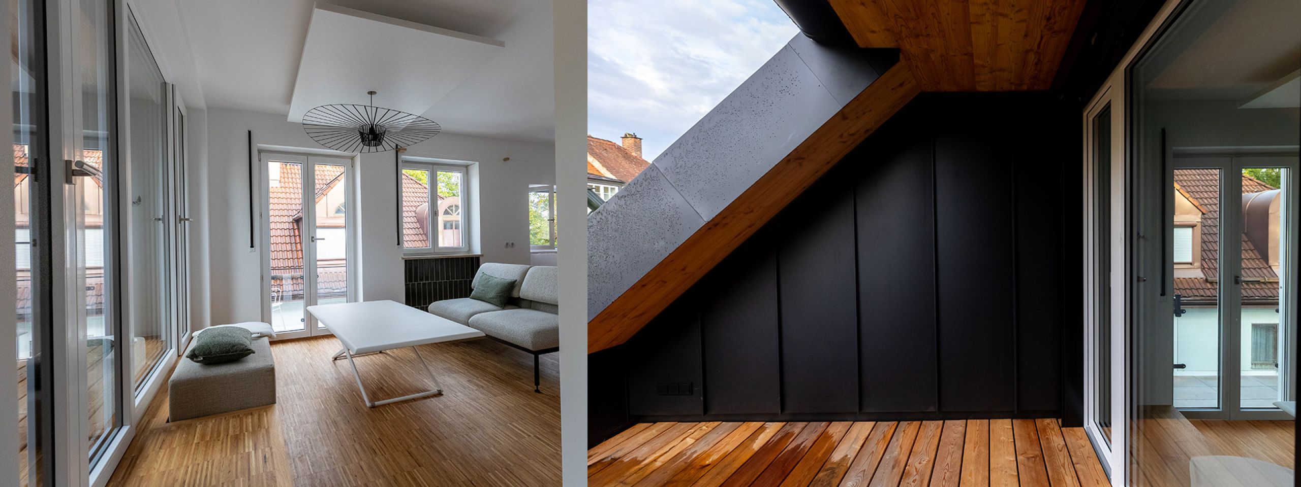 Dachloggia und Dachausbau