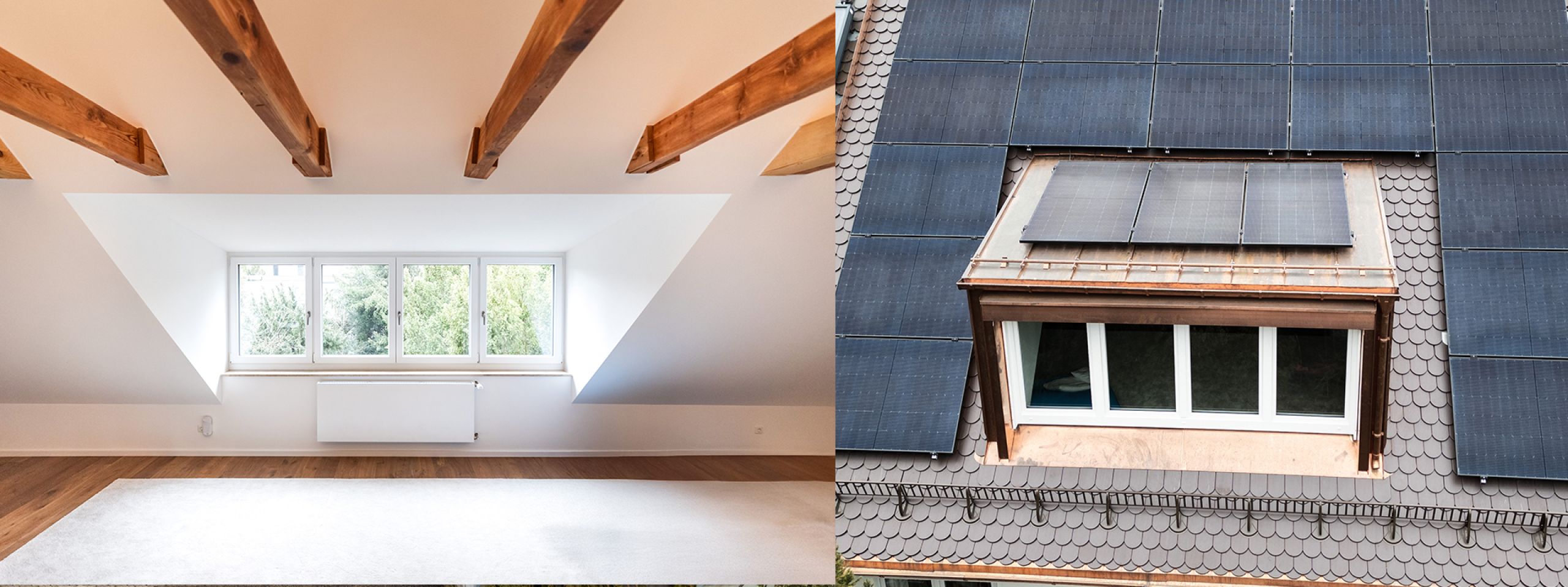 Dachsanierung und Dachgaube